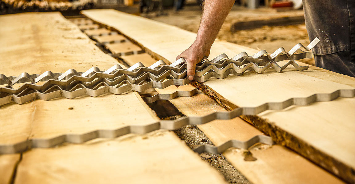 Buche, Eiche, Ahorn, Esche, Sägewerk, Laubholzsägewerk, Klimahalle, Vakuumkammer, Blockbandsäge